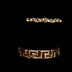 Size 9 Womens Set Of Stackable Rings